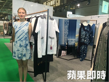 模特兒展示臺灣品牌YENLINE服飾，紡拓會提供。